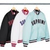 Thumbnail for Supreme Mitchell & Ness Satin Varsity Jacket