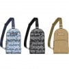 Thumbnail Fat Tip Jacquard Denim Sling Bag