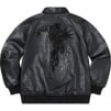 Thumbnail for Silver Surfer Leather Varsity Jacket