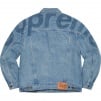 Thumbnail for Inset Logo Denim Trucker Jacket