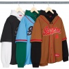 Thumbnail Baseball Jersey Hooded Sweatshirt