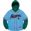 Thumbnail for Baseball Jersey Hooded Sweatshirt