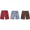 Thumbnail Flames Jacquard Baggy Denim Short