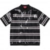 Thumbnail for Sequin Stripe Zip Polo