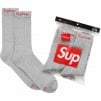 Thumbnail for Supreme Hanes Crew Socks (4 Pack)