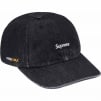 Supreme Cordura Denim Small Box 6-Panel (SS24) - Black