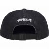 Supreme Cordura Denim Small Box 6-Panel (SS24) - Black