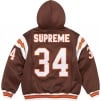 Thumbnail for Football Zip Up Hooded Sweatshirt