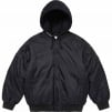 Supreme Hooded Stadium Jacket (SS24) - Black