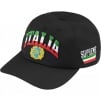 Supreme Italia 6-Panel (SS24) - Black