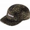 Thumbnail for Leopard Velvet Camp Cap