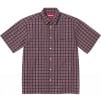 Thumbnail for Loose Fit Mini Plaid S S Shirt