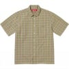 Thumbnail for Loose Fit Mini Plaid S S Shirt