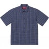 Thumbnail for Loose Fit Mini Plaid S S Shirt