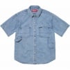 Thumbnail for Loose Fit S S Denim Painter Shirt