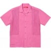 Thumbnail for Mesh Panel Linen S S Shirt