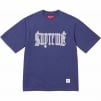 Supreme Old English S S Top (SS24) - Washed Navy