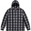 Thumbnail for Printed Hooded Flannel Shirt