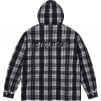 Thumbnail for Printed Hooded Flannel Shirt