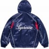 Thumbnail for Satin Hooded Track Jacket