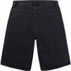 Supreme Script Baggy Denim Short (SS24) - Washed Black