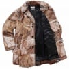 Supreme Supreme MM6 Maison Margiela Patchwork Faux Fur Coat (SS24) - Brown