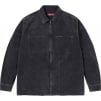 Supreme Washed Corduroy Zip Up Shirt (SS24) - Black