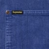 Supreme Washed Corduroy Zip Up Shirt (SS24) - Blue