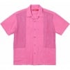 Thumbnail for Mesh Panel Linen S S Shirt