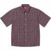 Thumbnail for Loose Fit Mini Plaid S S Shirt