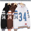 Thumbnail Football Zip Up Hooded Sweatshirt