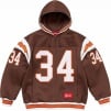 Thumbnail for Football Zip Up Hooded Sweatshirt