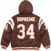 Thumbnail for Football Zip Up Hooded Sweatshirt