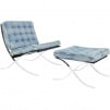 Thumbnail for Supreme Knoll Denim Barcelona Chair + Ottoman