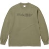 Supreme Supreme Aphex Twin Donkey Rhubarb L S Tee (SS25) - Light Olive