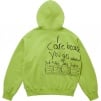 Supreme Supreme Aphex Twin Zip Up Hooded Sweatshirt (SS25) - Lime