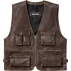 Thumbnail for Leather Cargo Vest