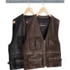 Thumbnail Leather Cargo Vest