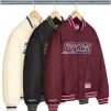 Thumbnail Supreme Mitchell & Ness Camo Logo Varsity Jacket