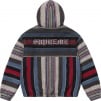 Thumbnail for Woven Stripe Hooded Jacket