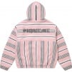 Thumbnail for Woven Stripe Hooded Jacket