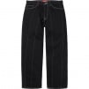 Thumbnail for Paneled Stripe Baggy Jean