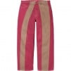 Thumbnail for Paneled Stripe Baggy Jean