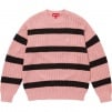 Thumbnail for Loose Gauge Stripe Small Box Sweater