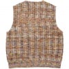 Thumbnail for Speckled Zip Up Sweater Vest