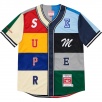 Thumbnail for Supreme Mitchell & Ness Patchwork Baseball Jersey