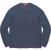 Supreme Mélange Rib Knit Sweater Teal