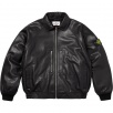 Thumbnail for Supreme Stone Island Leather Bomber Jacket
