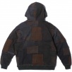 Thumbnail for Supreme blackmeans Patchwork Zip Up Hooded Sweater