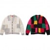 Patchwork Cable Knit Cardigan - fall winter 2023 - Supreme